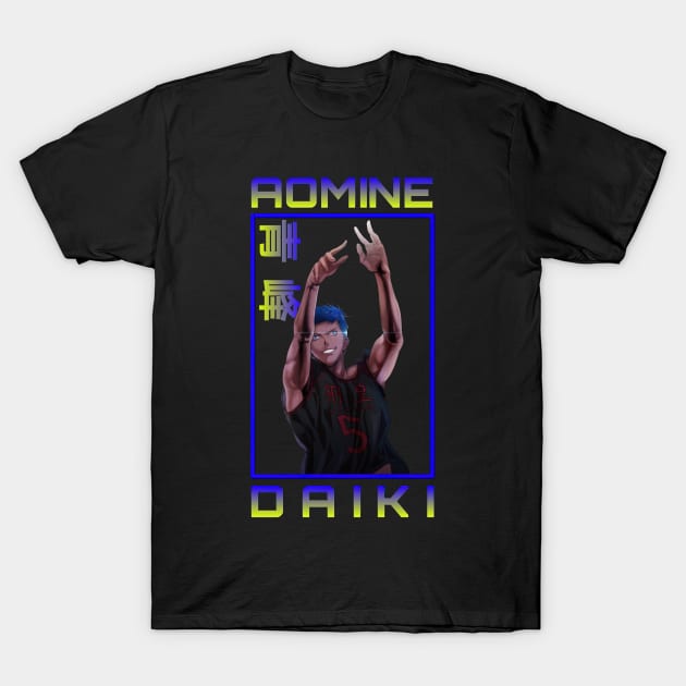 Aomine Daiki Kuroko No Basket T-Shirt by HammiltenJohn